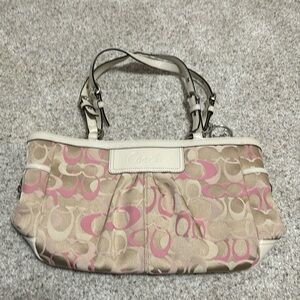 Coach soho signature tote bag